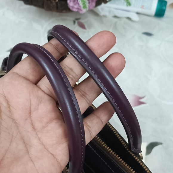 Authentic Coach Mini Surrey Carryall:Signature Canvas in Victorian Floral Print - Picture 8 of 15